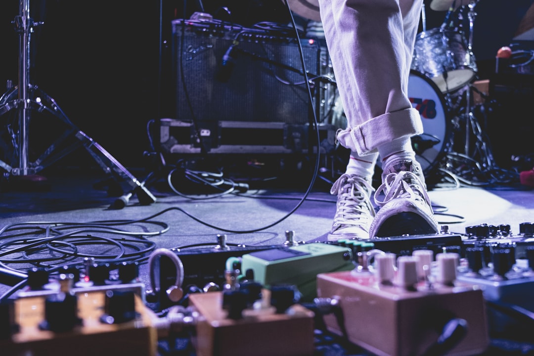 Photo Guitar pedals