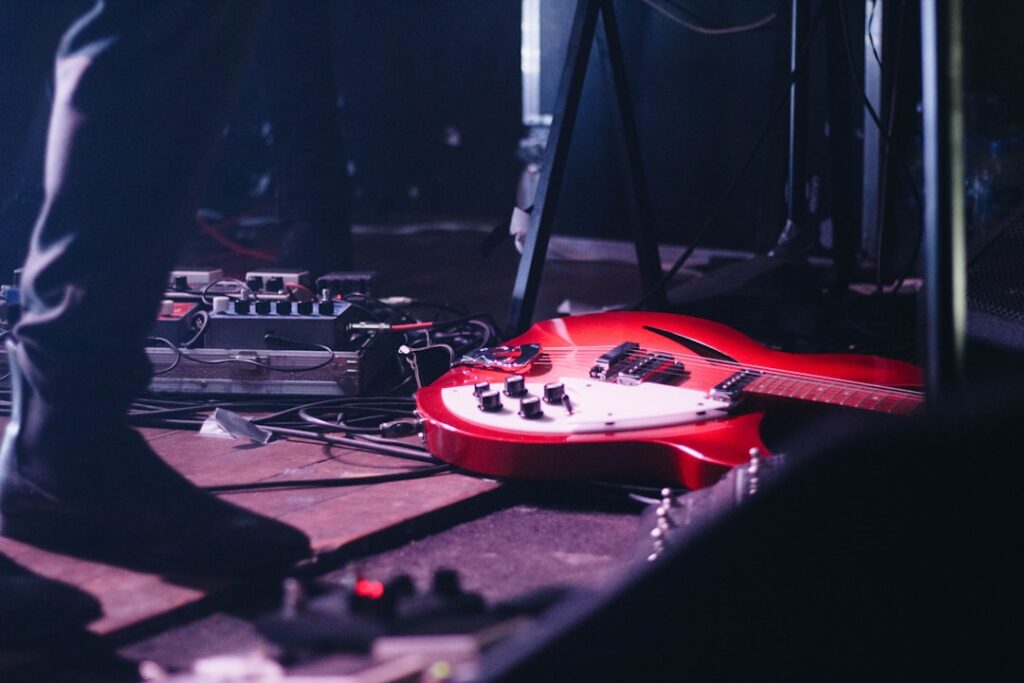 Photo Guitar pedal
