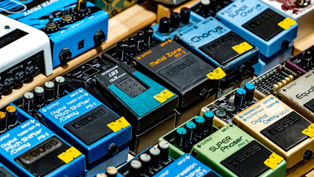 Photo Guitar pedal